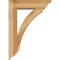 Ekena Millwork Thorton Traditional Rough Sawn Bracket w/ Offset Brace, Western Red Cedar, 6"W x 20"D x 28"H BKT0604X20X28THR01RWR - alternate 3